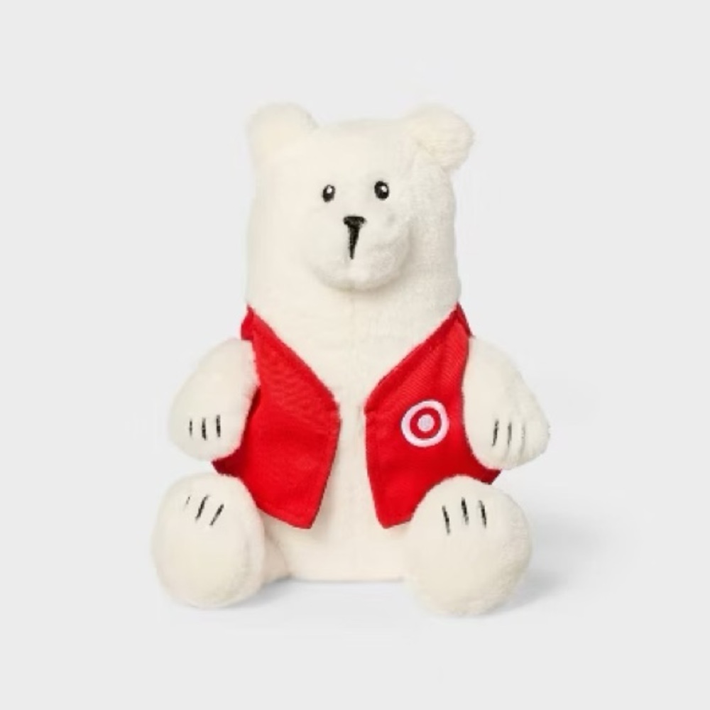 NWT Gigglescape Target Vest Polar Bear Plush